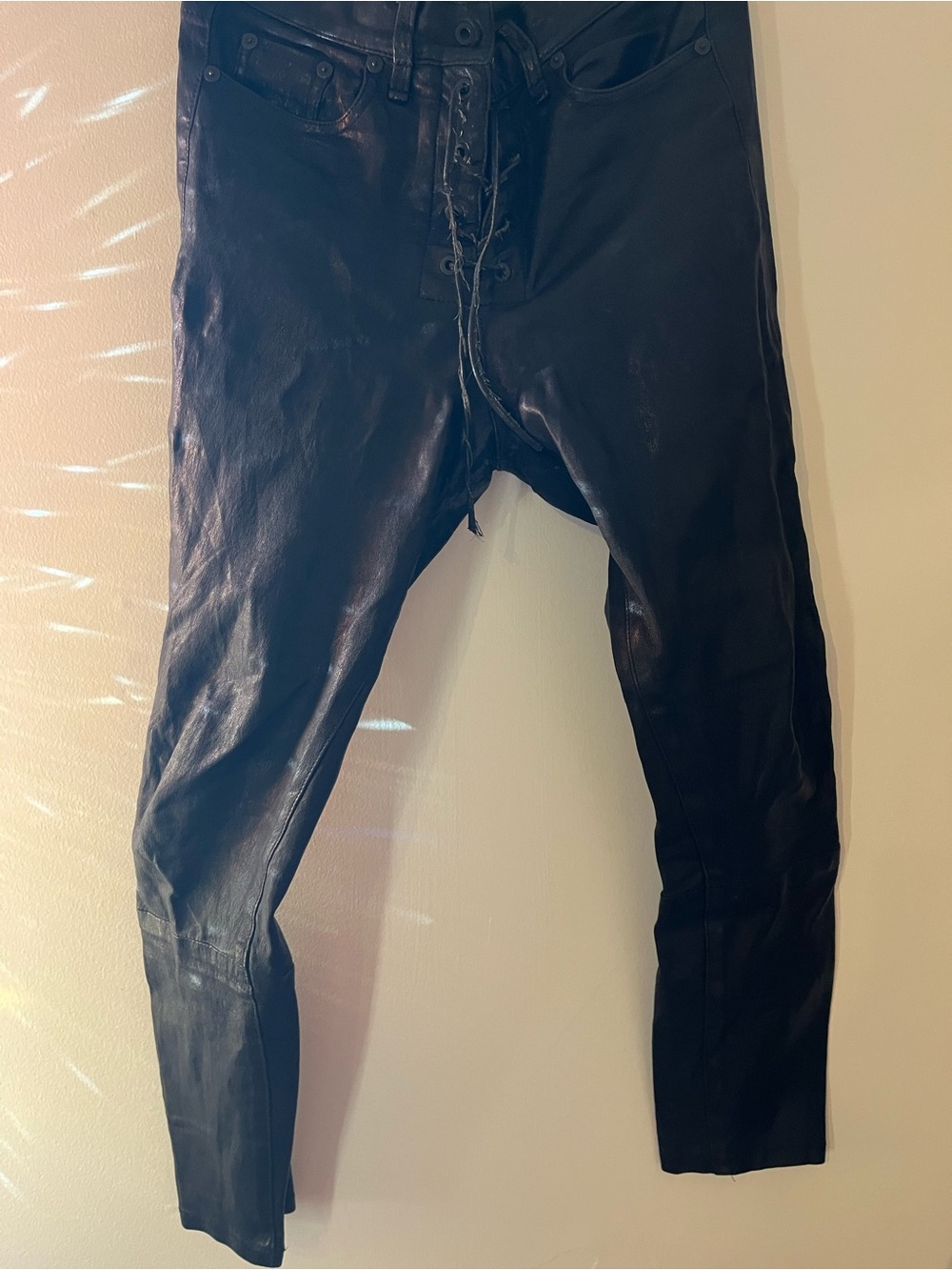 rag & bone leather pants - Picture 5 of 7